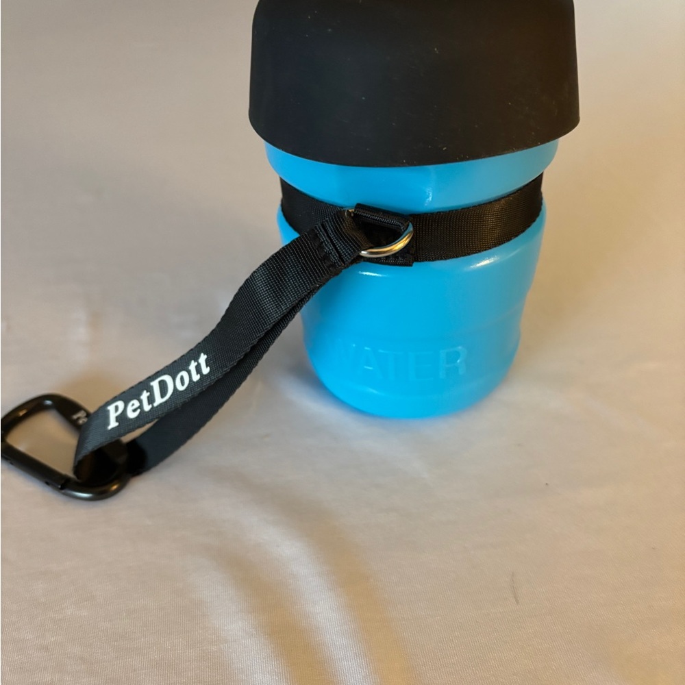 Blue Travel Dog Water Bottle